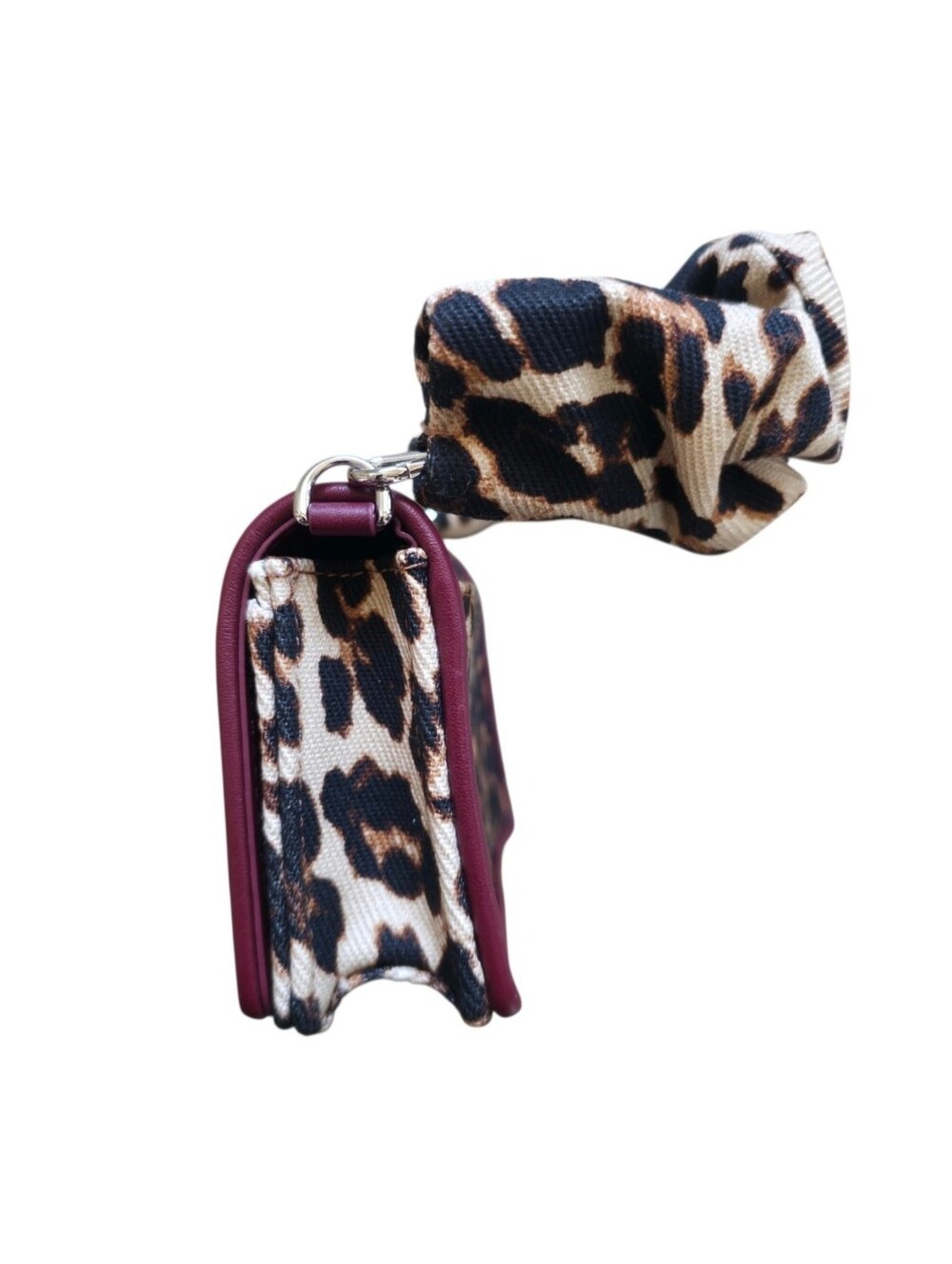 Kate Spade Natasha Leopard Scrunch Strap Mini Bag KM399 - Picture 10 of 11